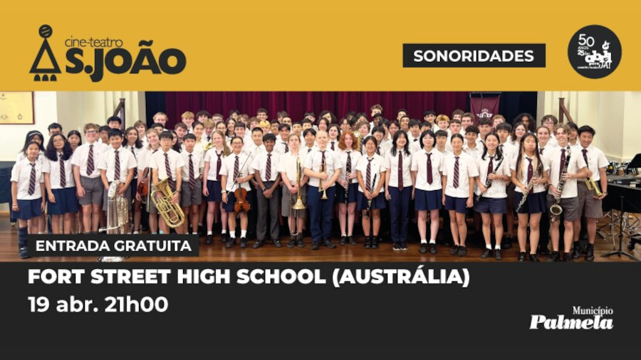 Fort Street High School (Austrália) atua no Cine-Teatro S. João
